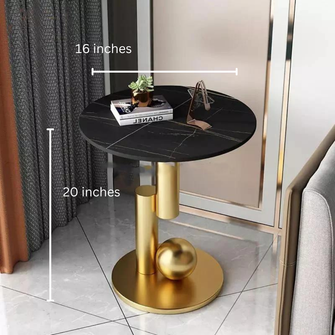 Slate Light Luxury Sofa Side Table | 0134