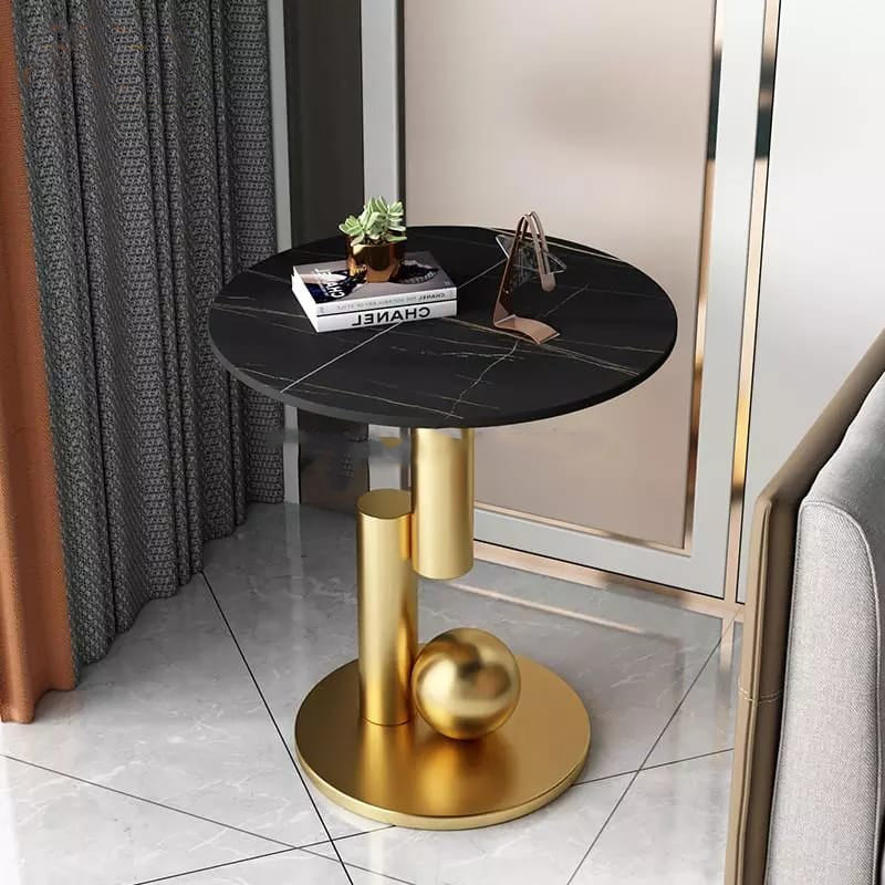 Slate Light Luxury Sofa Side Table | 0134