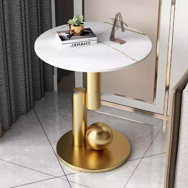 Slate Light Luxury Sofa Side Table | 0134