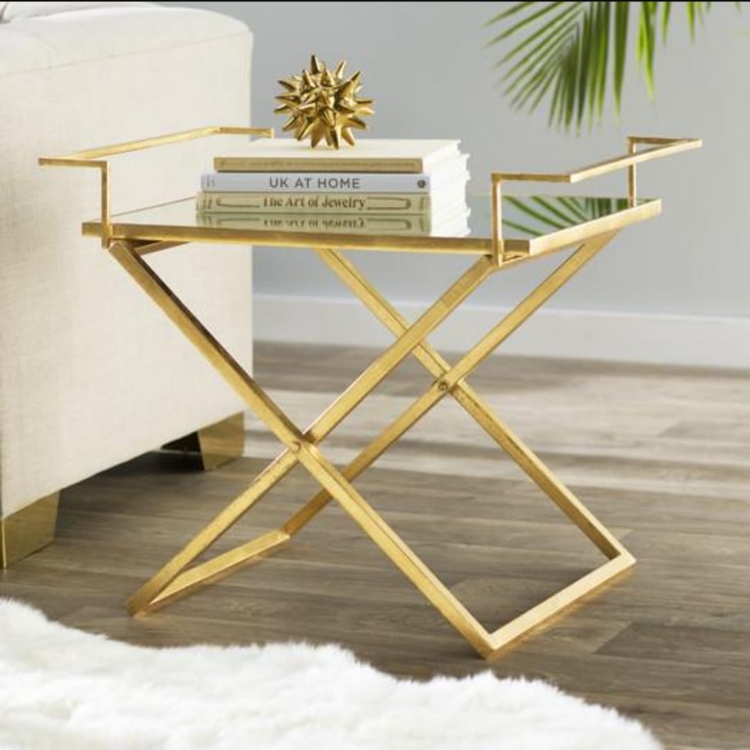 Coffee Table /Side Table With Glass Top | 0137