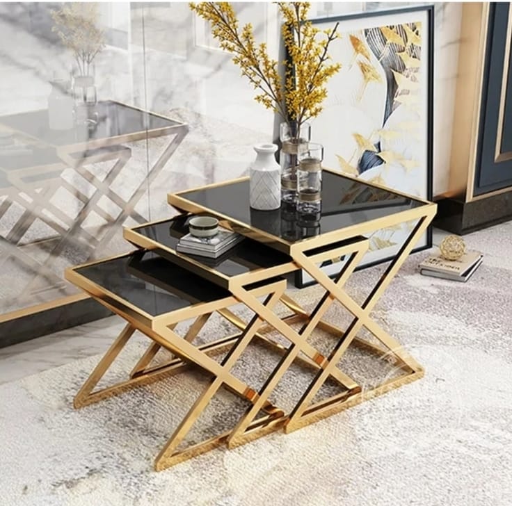 Metal Table Set with Paint Finish| 0143