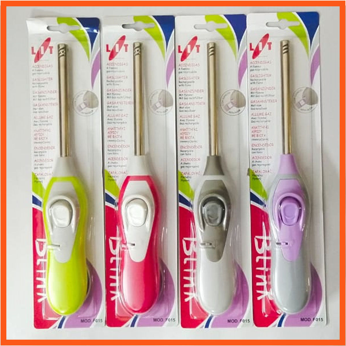 Gas Lighter for Kitchen Stove, Refillable - Lime Online Store