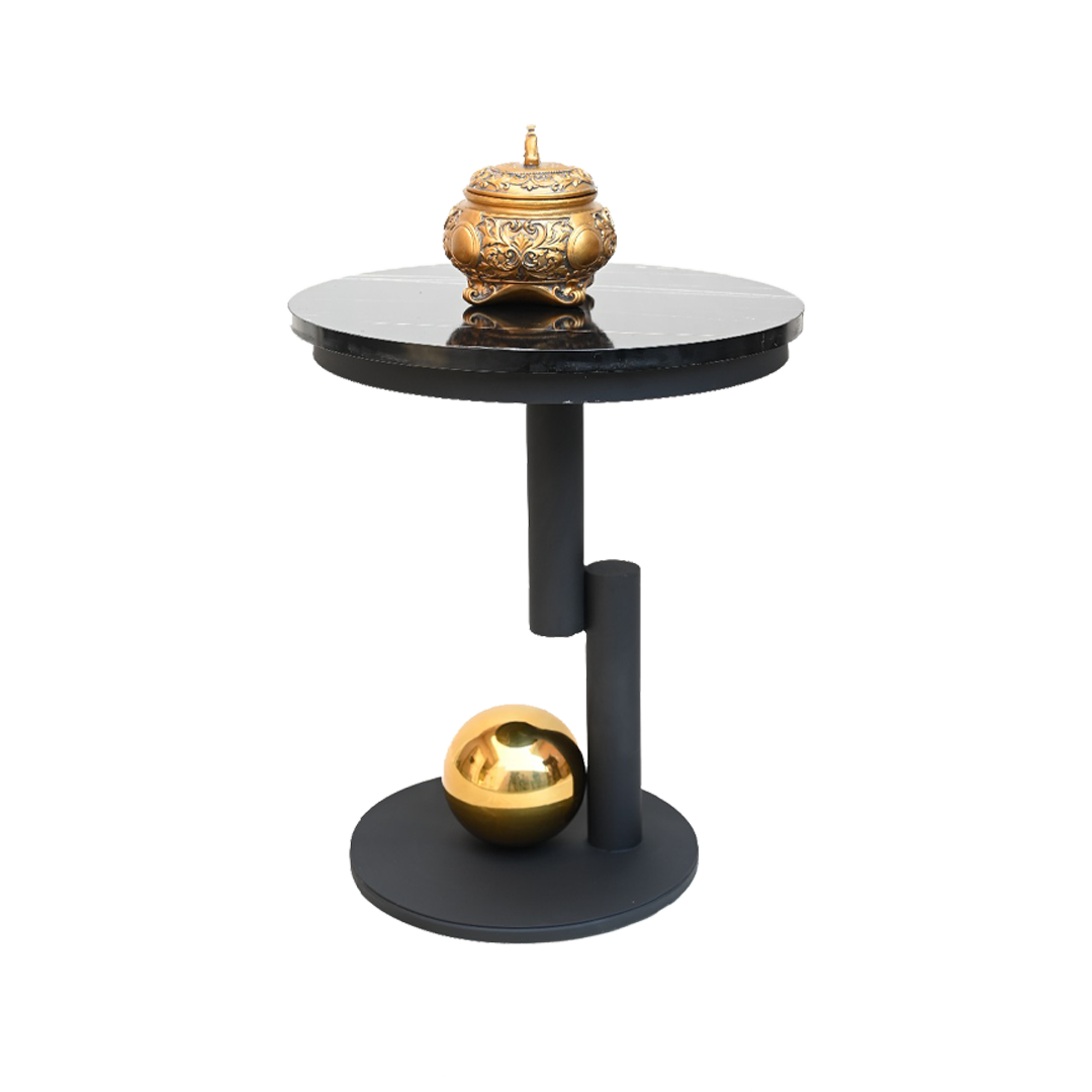 Slate Light Luxury Sofa Side Table | 0134